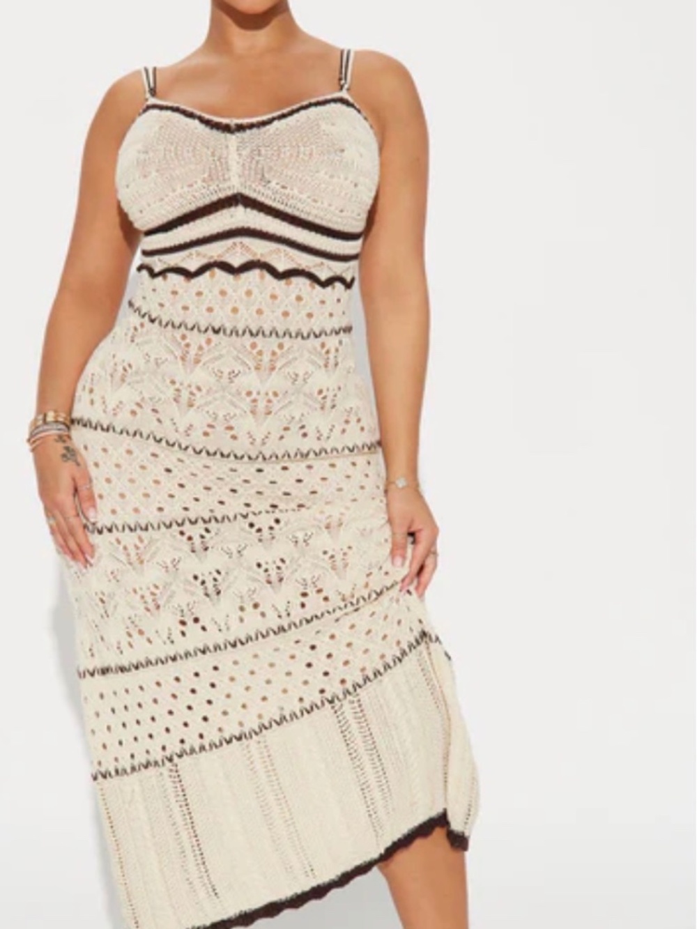 Crochet maxi dress